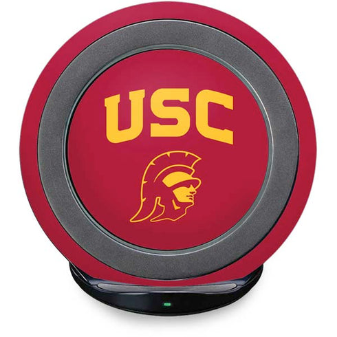 University of Southern California USC Trojan Logo Fast Charge Wireless Charging Stand Skin